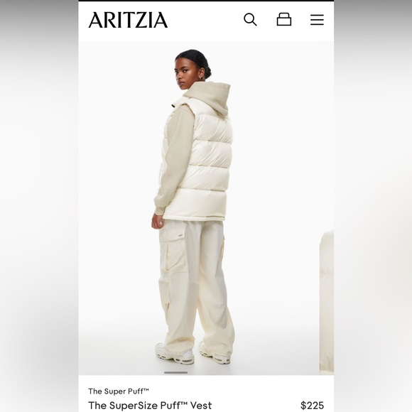 Aritzia supersize puff Superpuff vest size S - Picture 6 of 6